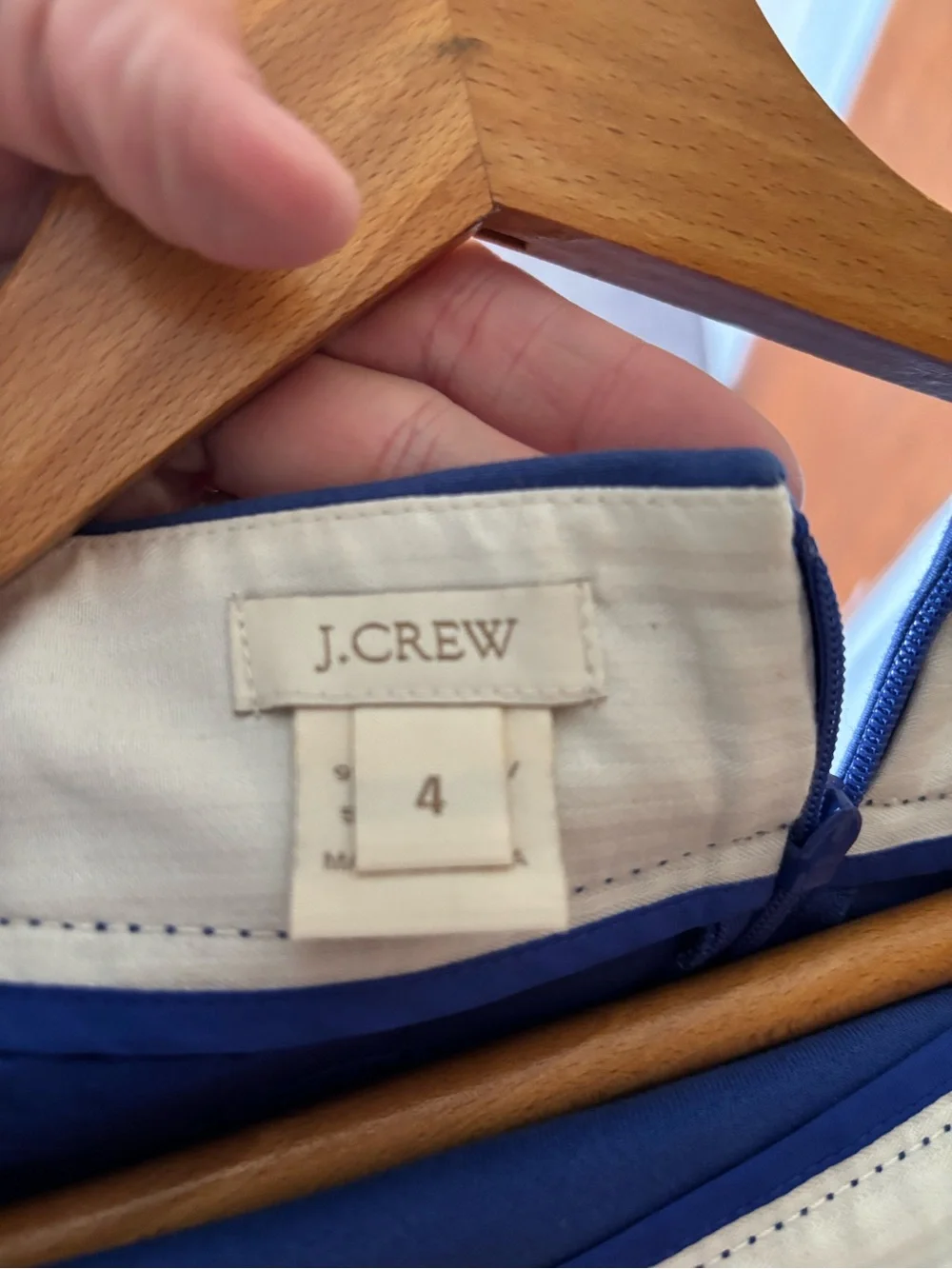 J. Crew Vibrant Royal Blue Pencil Skirt